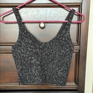 Lululemon Align tank top in black and grey camo.